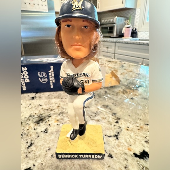 2006 collectors bobble head/ Derrick Turnbow #59 Milwaukee Brewers - Picture 4 of 7